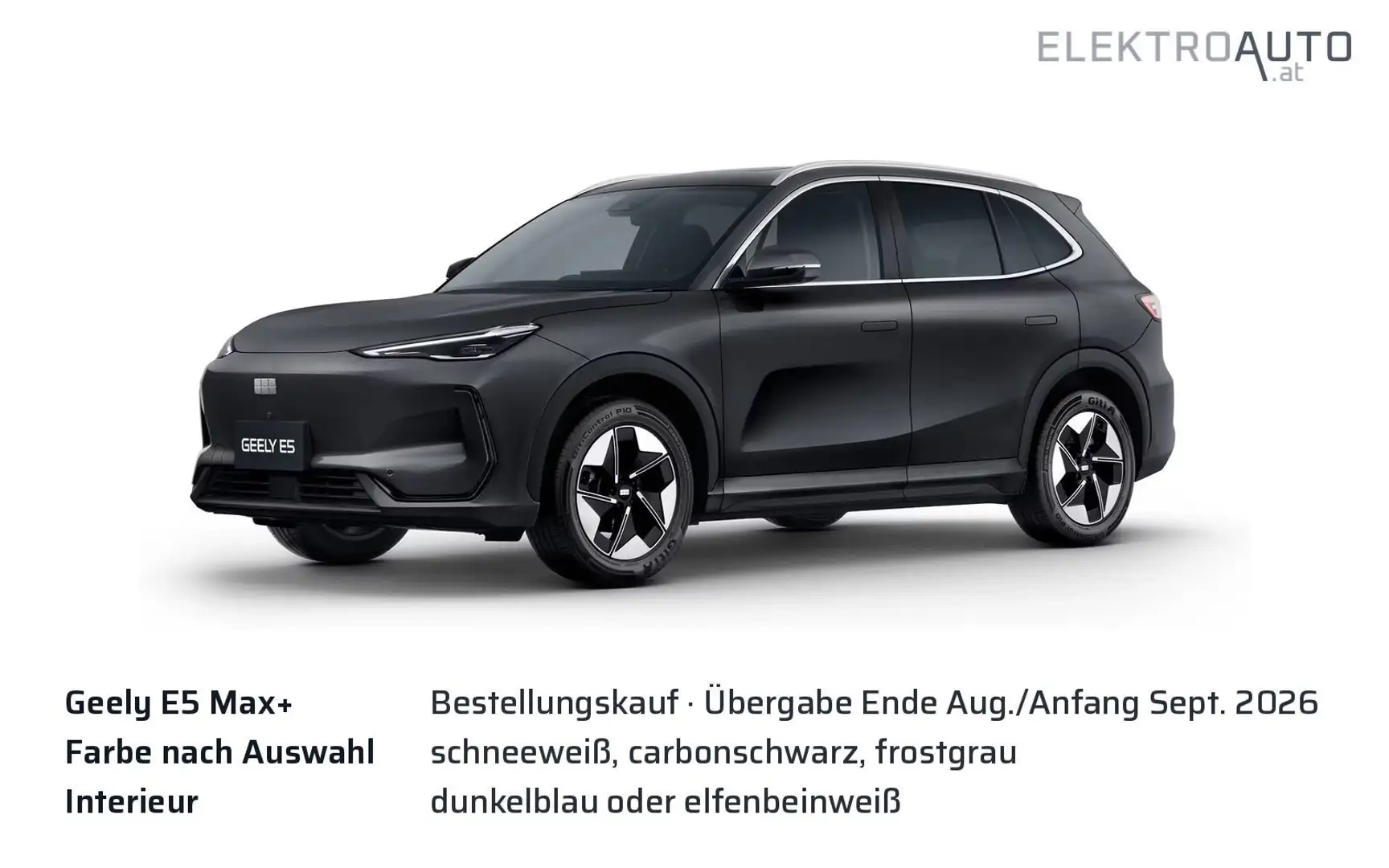 Geely E5 68,4kWh Max+ Massagesitze. Übergabe: Sept.26 Weiß - 1