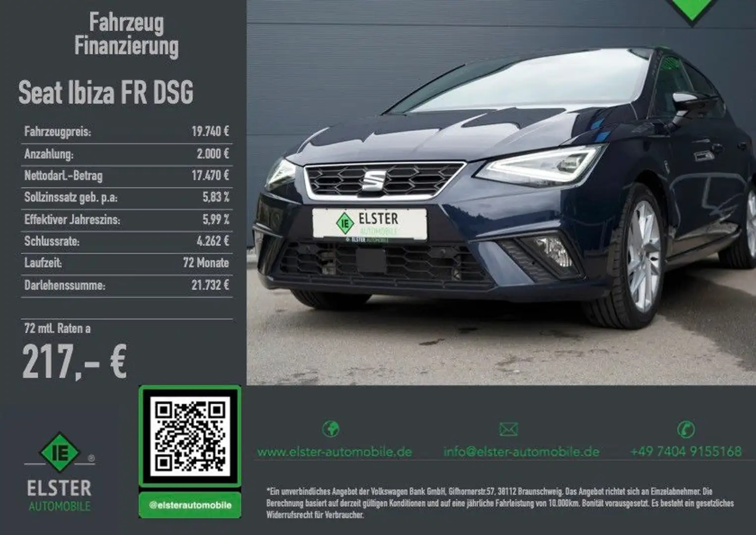 SEAT Ibiza FR,LED,DSG,Sitzh,Kamera Blau - 1