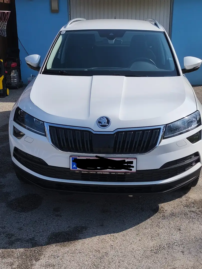 Skoda Karoq 1,6 TDI Style Limited Weiß - 1