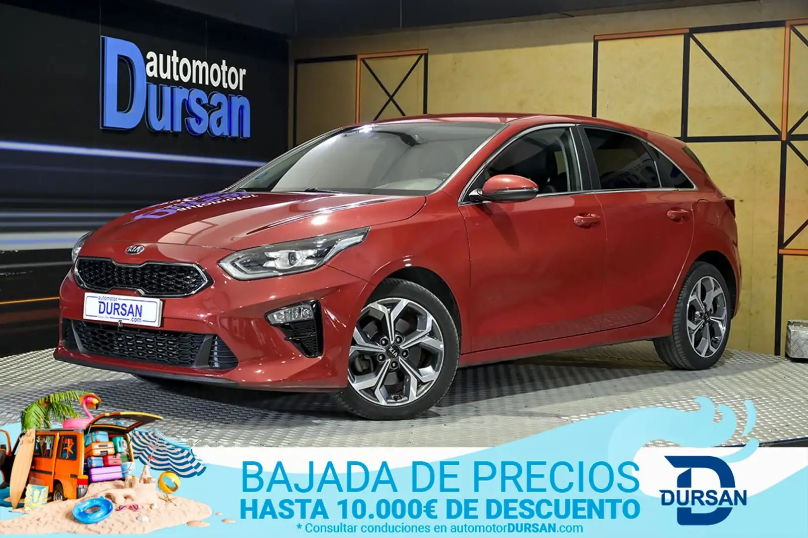 Kia 1.6 MHEV iMT 100kW 136CV Tech Червоний - 1