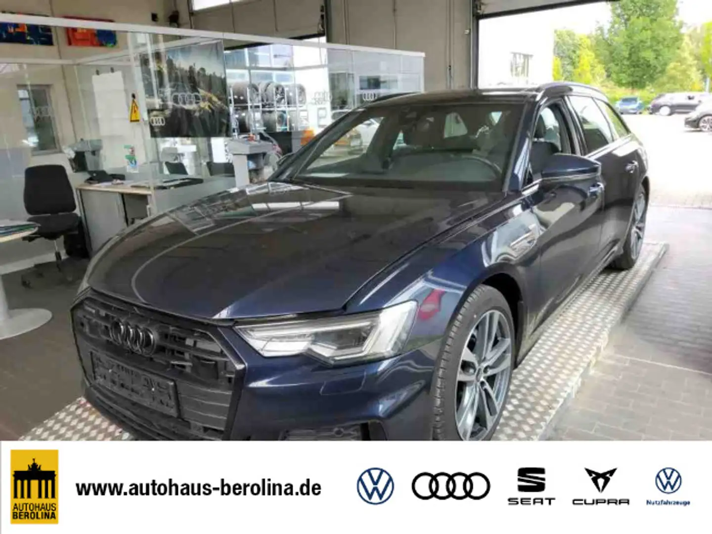 Audi A6 40 TDI qu. S line S tronic *PANO*TOUR* Blau - 1