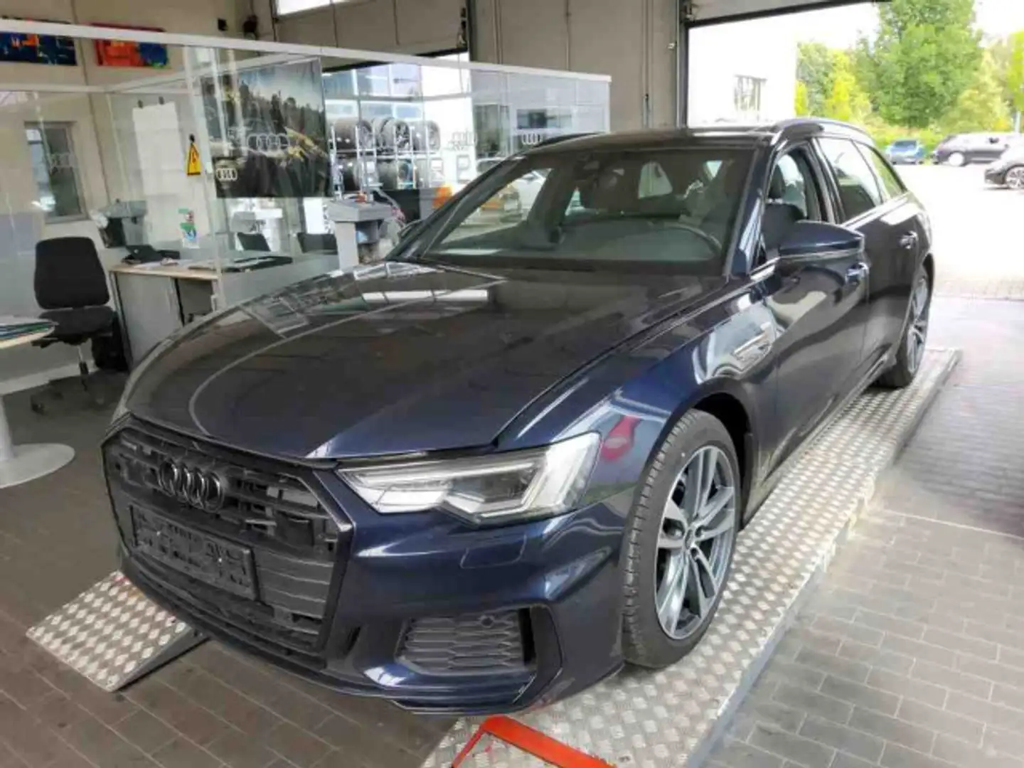 Audi A6 40 TDI qu. S line S tronic *PANO*TOUR* Blau - 2