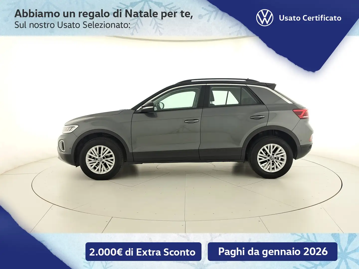 Volkswagen T-Roc 1.5 tsi life dsg Grigio - 2
