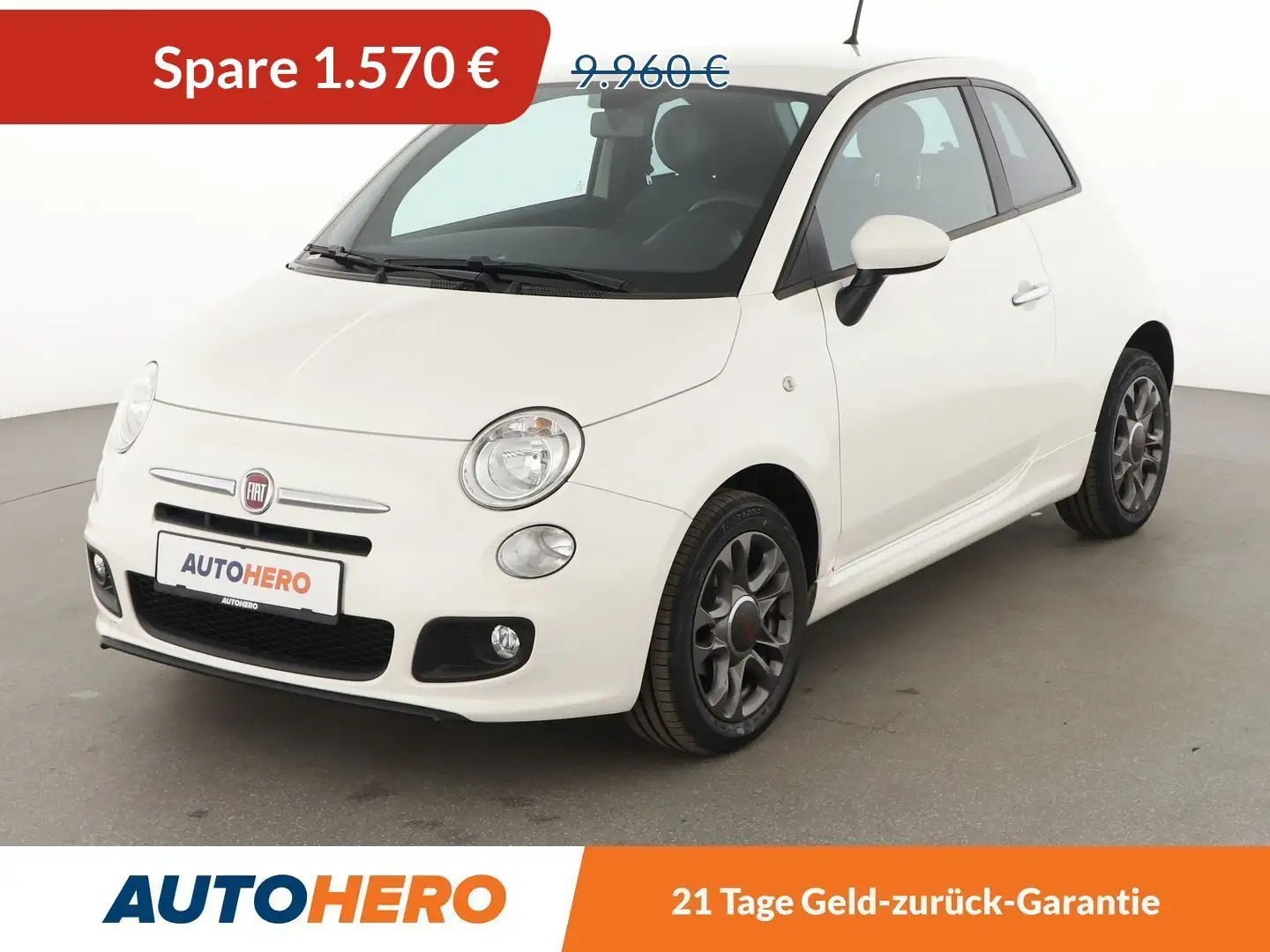 Fiat 500 1.2 S*KLIMA*CD*1.HAND*WENIG-KM* Weiß - 1