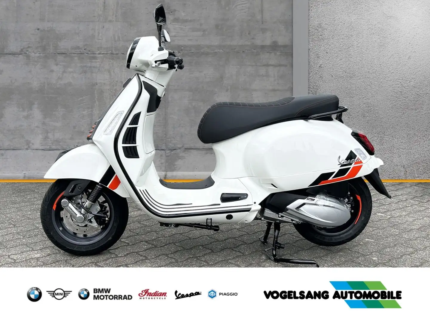 Vespa GTS 125 Super Sport HPE, Voll LED, Keyless Ride, Weiß - 2