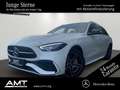 Mercedes-Benz C 300 e T + EQ Hybrid AMG/AHK/PANO/HUP/360° Blanc - thumbnail 1
