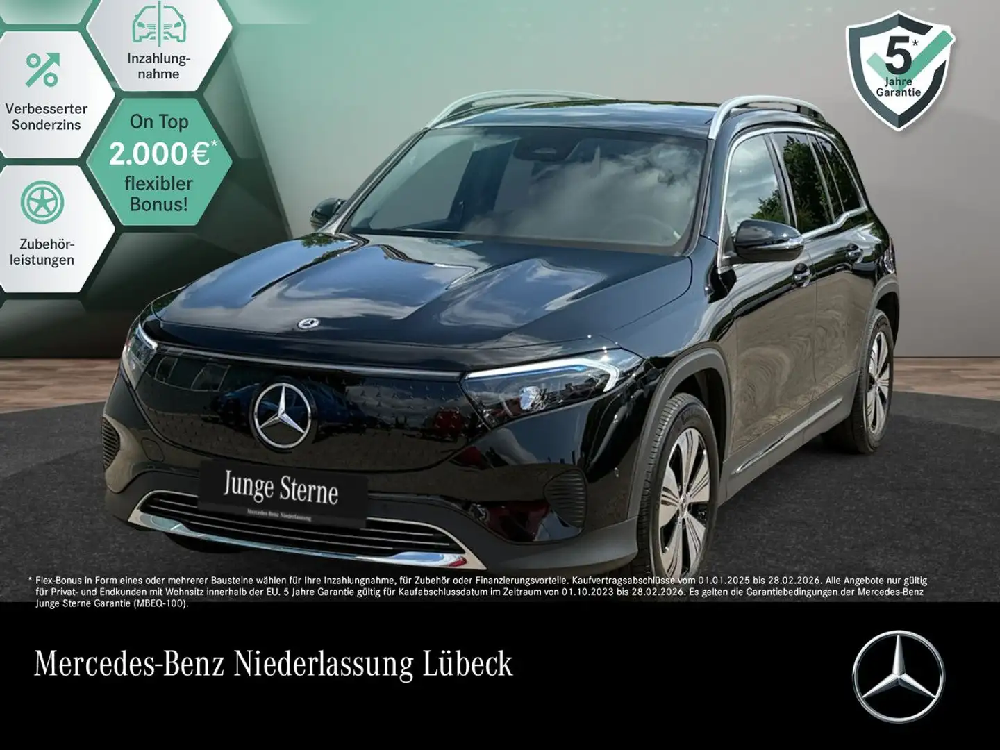 Mercedes-Benz EQB 250 PROG+ADVANCED+AHK+PANO+KAMERA+SPUR Negro - 1