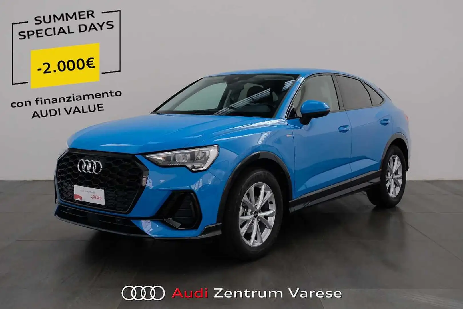 Audi Q3 Sportback 35 TFSI 150CV Stronic Sline Edition Bleu - 1