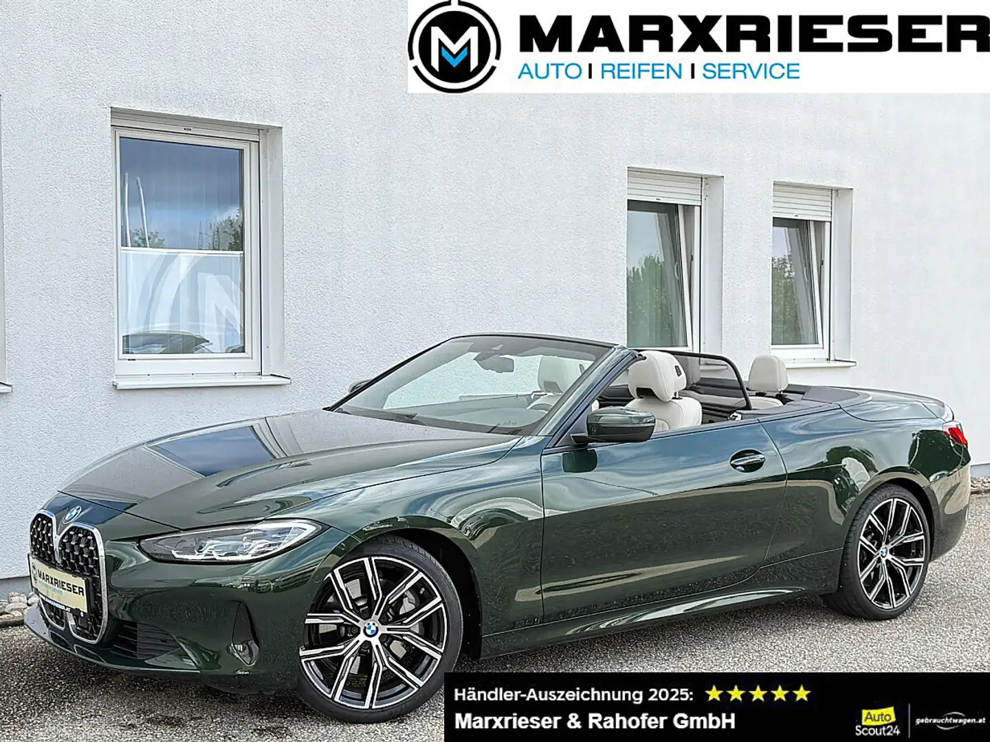 BMW 430 d Cabrio 48V Aut. |Nackenheizung| Komfortzugang... Grün - 1