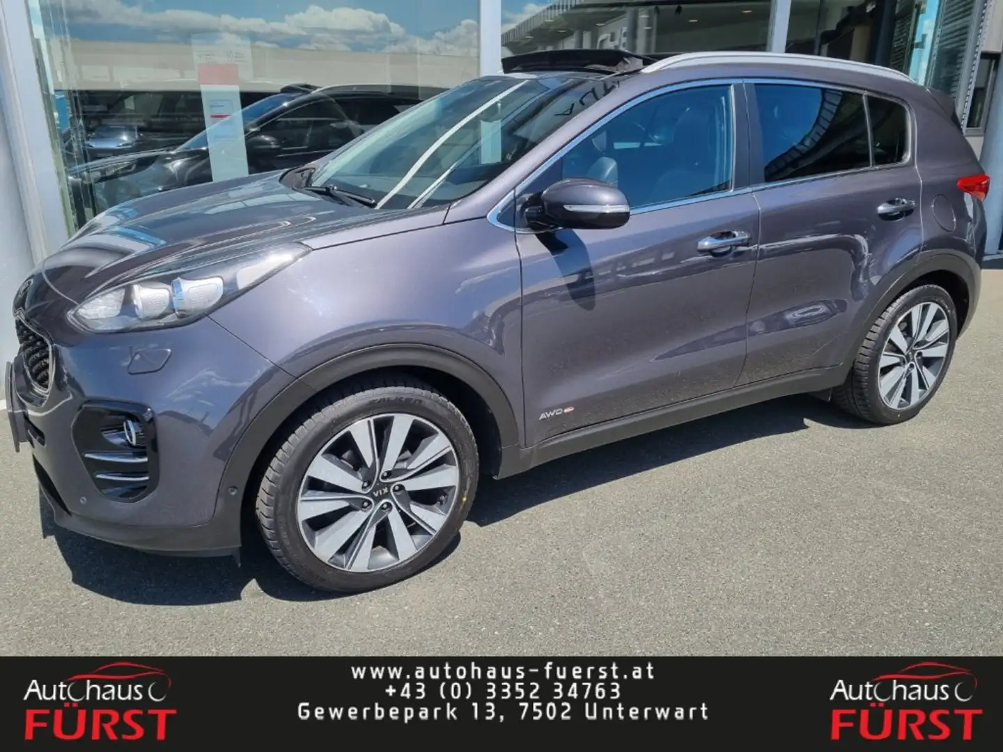 Kia Sportage Allrad Platin 2,0 CRDI Aut. Grau - 1