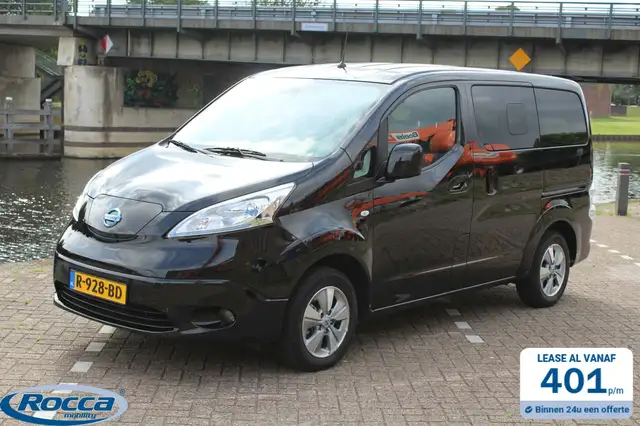 Nissan E-NV200 Evalia 40 kWh / 7-Persoons / Zwart Leer / Luxe uit