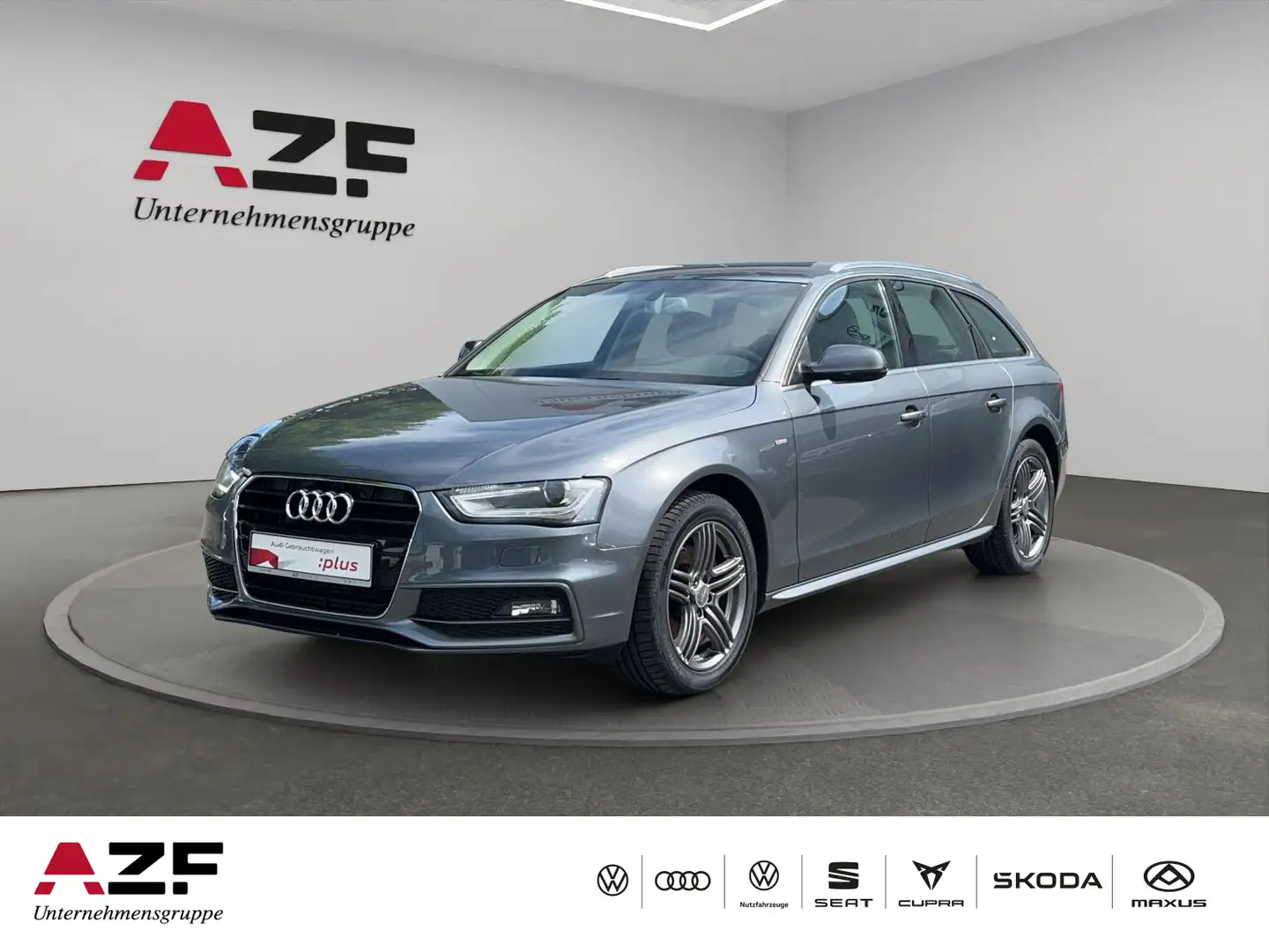 Audi A4 1.8 TFSI Multitronic S line NAVI+XENON+ Šedá - 1