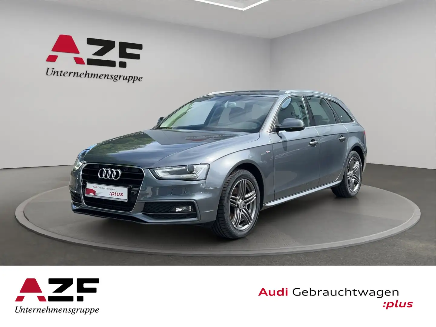 Audi A4 1.8 TFSI Multitronic S line NAVI+XENON+ Szary - 1