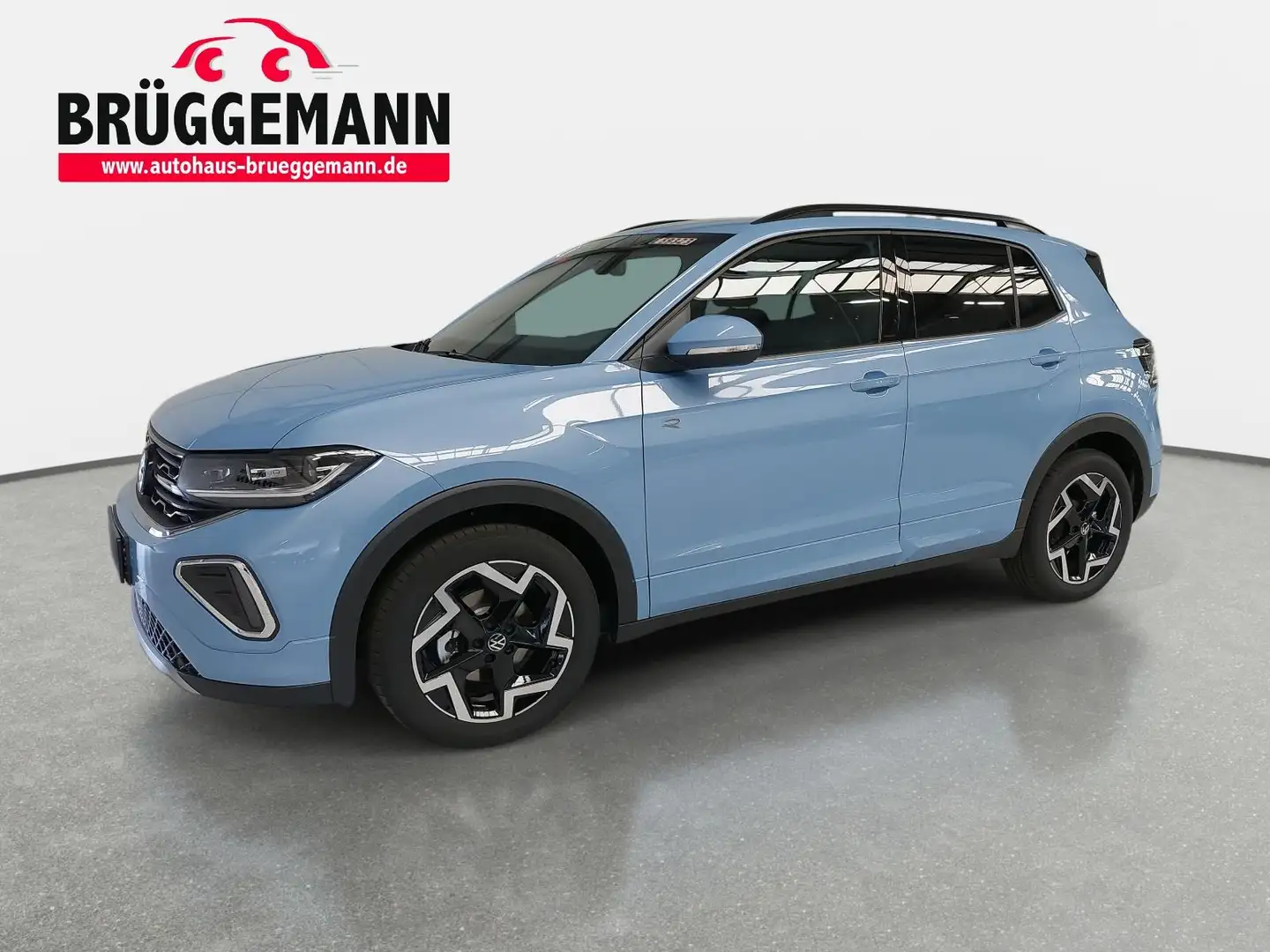 Volkswagen T-Cross T-CROSS 1.0 TSI DSG R-LINE IQ-LED ACC WINTER SICHT Blau - 1