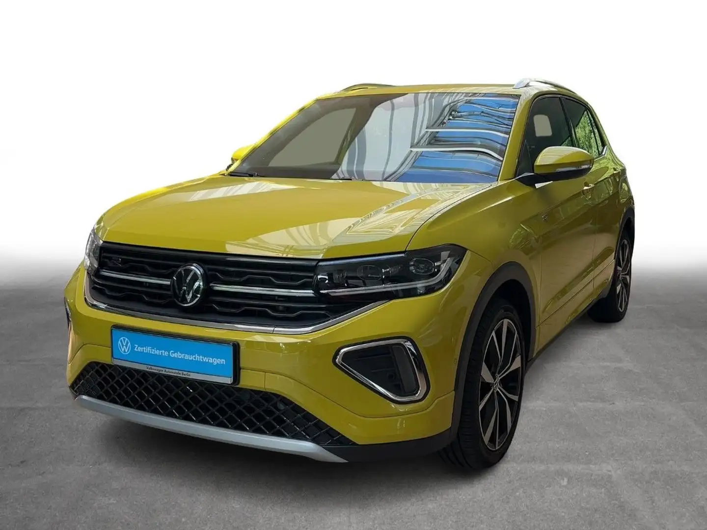 Volkswagen T-Cross 1.5 TSI DSG R-Line Navi LED-Matrix AHZV Gelb - 2