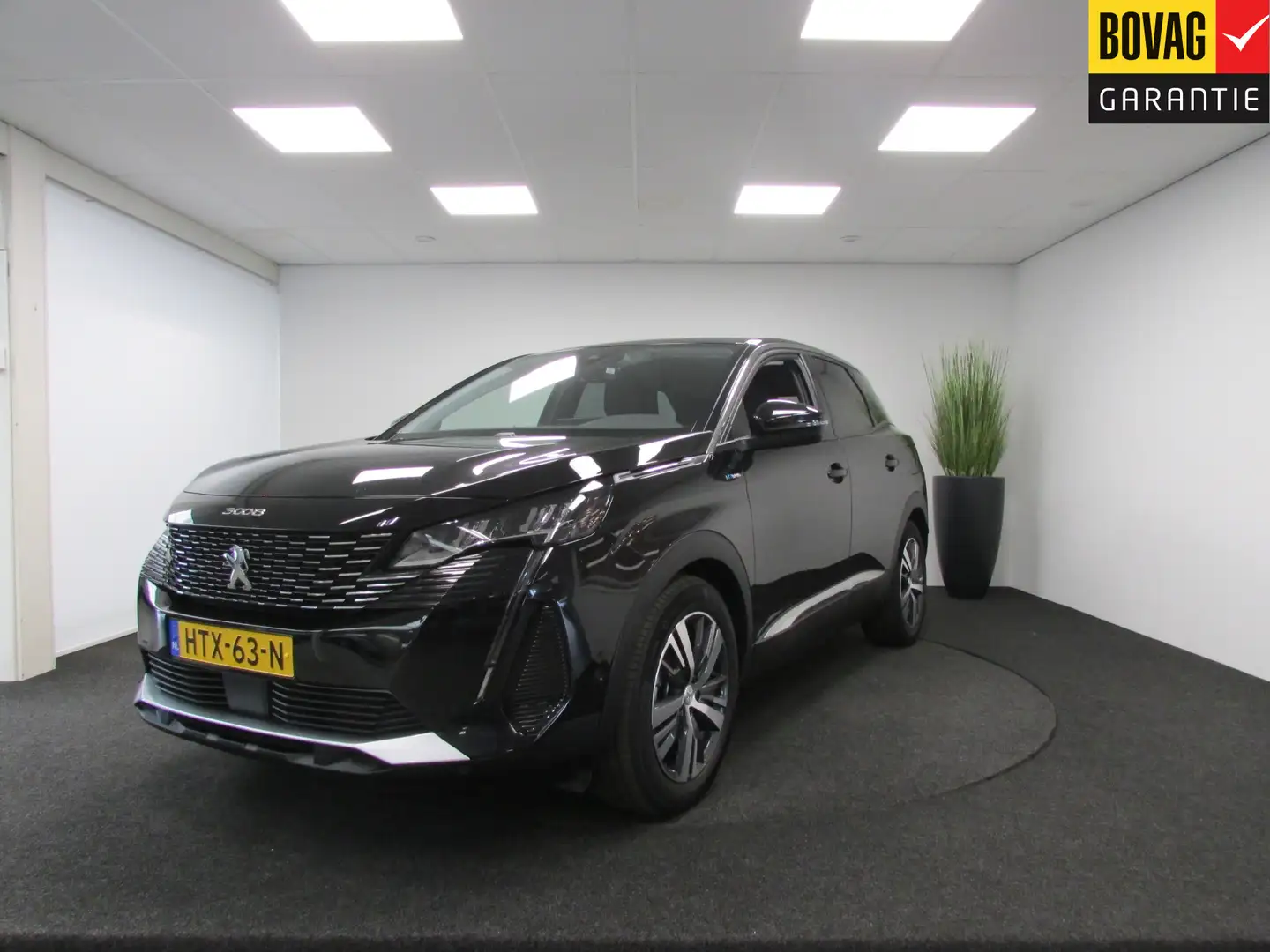 Peugeot 3008 1.6 Hybrid 225 Allure I PHEV I Elektrische achterk Zwart - 1