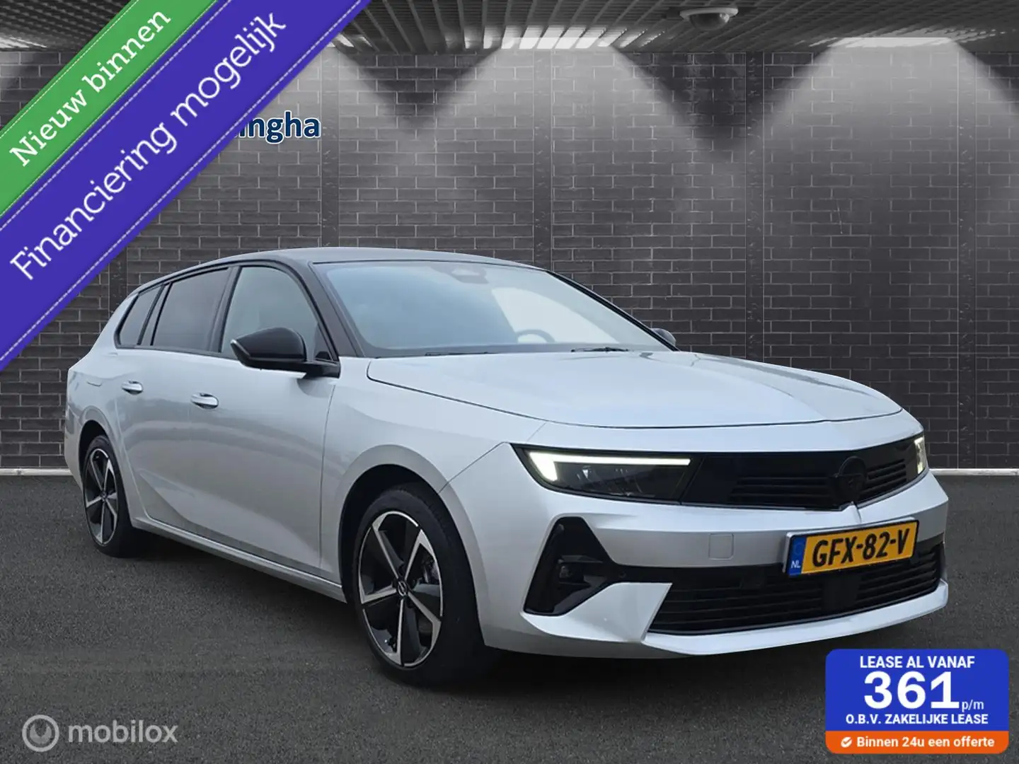 Opel Astra Sports Tourer 1.2 Turbo Hybrid GS Silber - 1