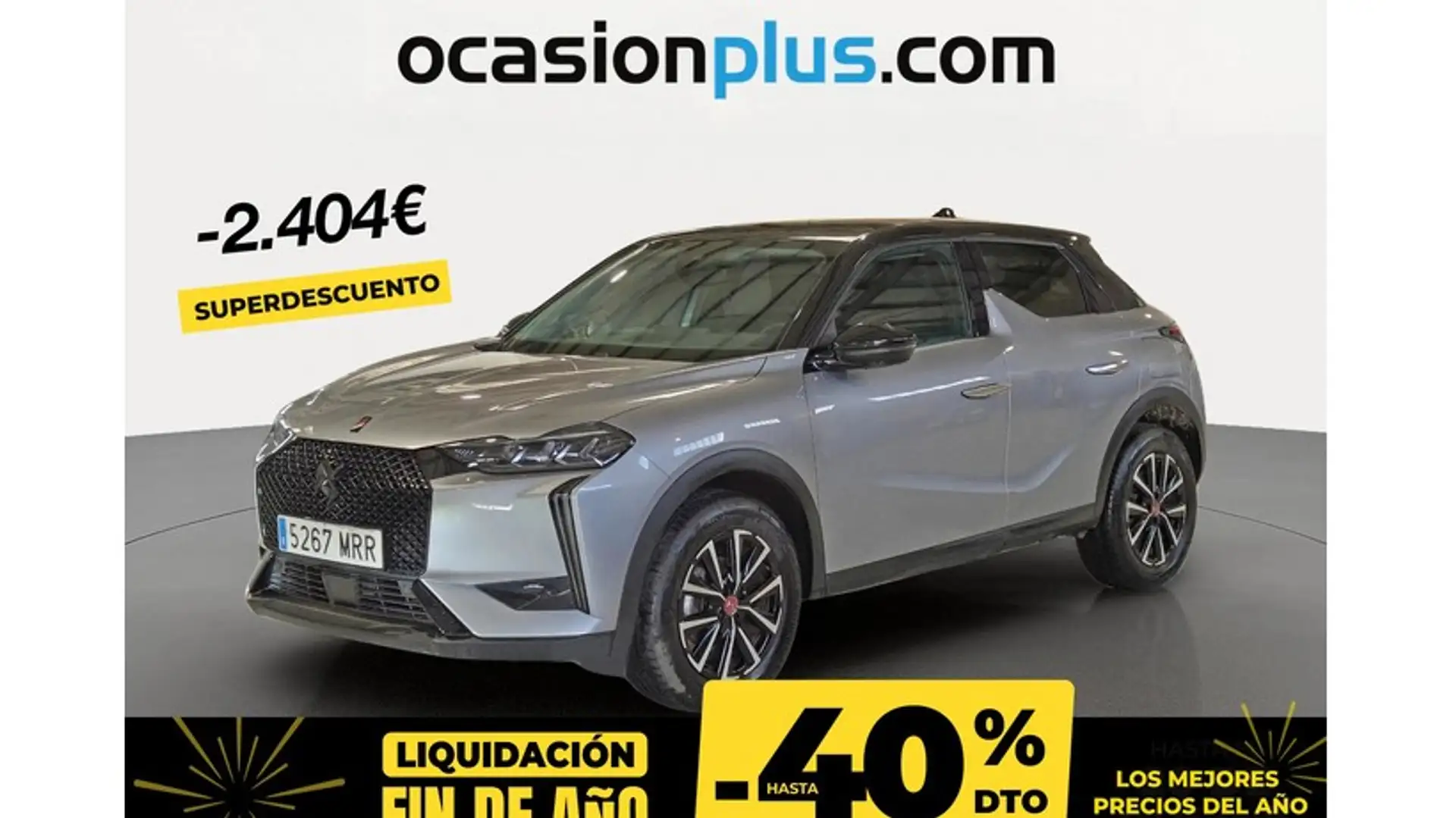 DS Automobiles DS 3 1.2 PureTech S&S Performance Line 130 Gris - 1