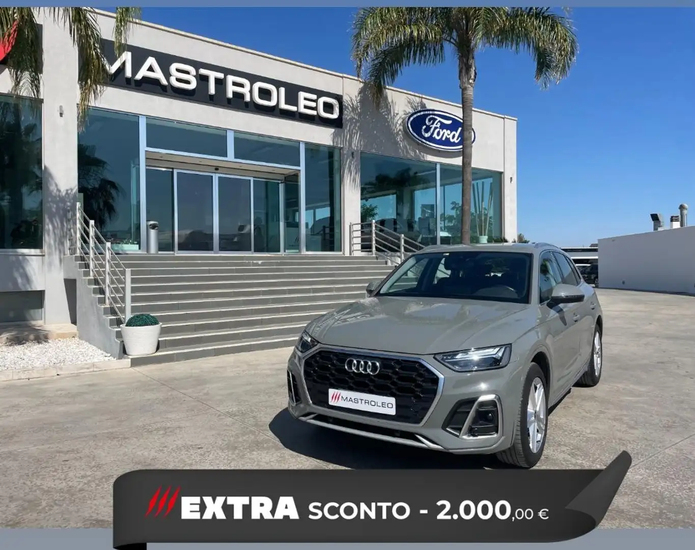Audi Q5 Q5 35 2.0 tdi mhev 12V S line s-tronic, Km Certifi Argento - 1