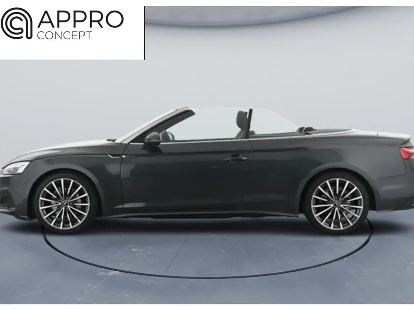 Audi A5 Cabriolet Quattro 2.0 40 TFSI - 204 - BV S-Tronic  2017 CABRIOLET S line PHASE 2 (UE) Noir - 1