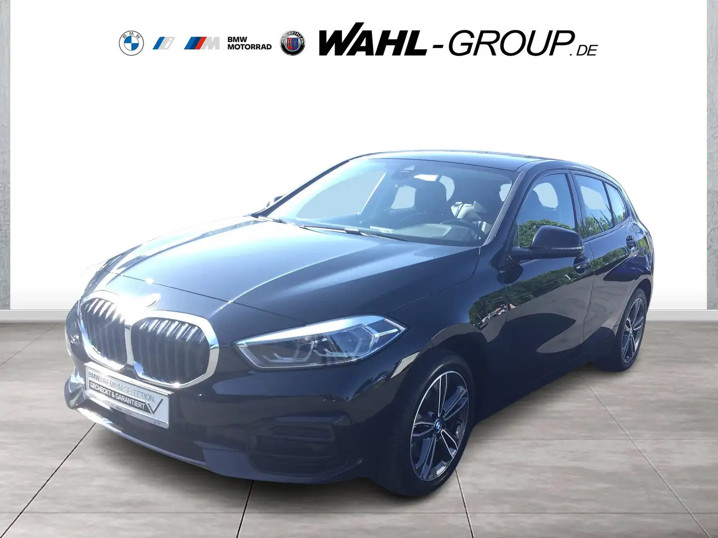 BMW 118 i SPORT LINE LC PROF LED GRA PDC DAB WLAN SHZG Schwarz - 1