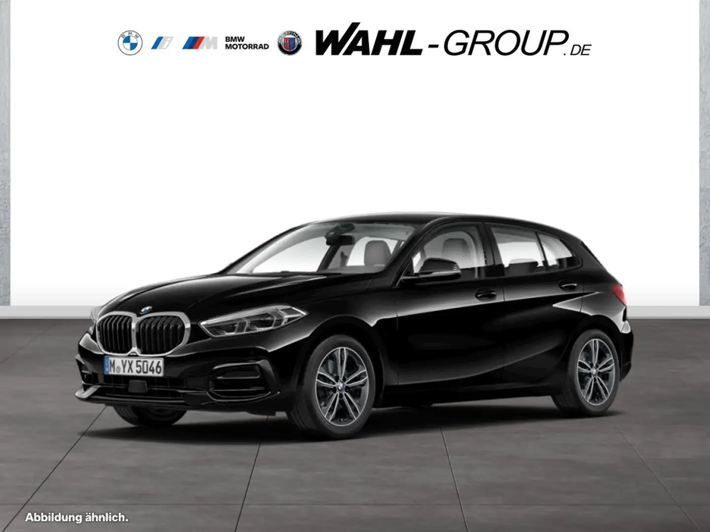 BMW 118 i Hatch Sport Line DAB LED WLAN Tempomat Shz Schwarz - 1