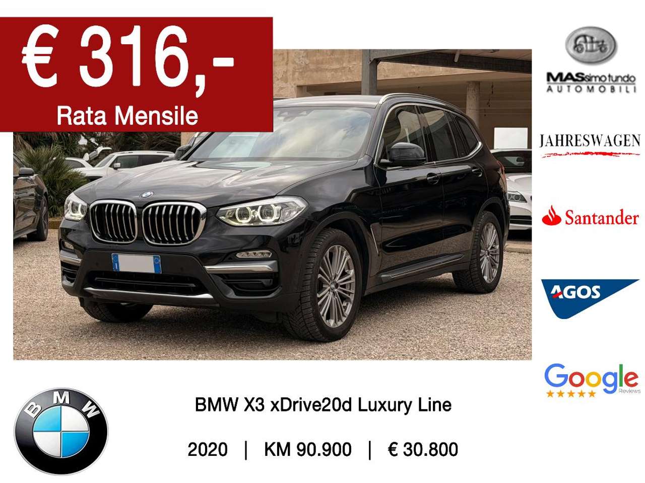 BMW X3 xDrive20d Luxury
