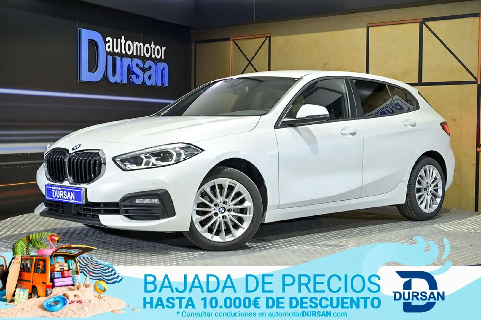 BMW 118 118d Bianco - 1