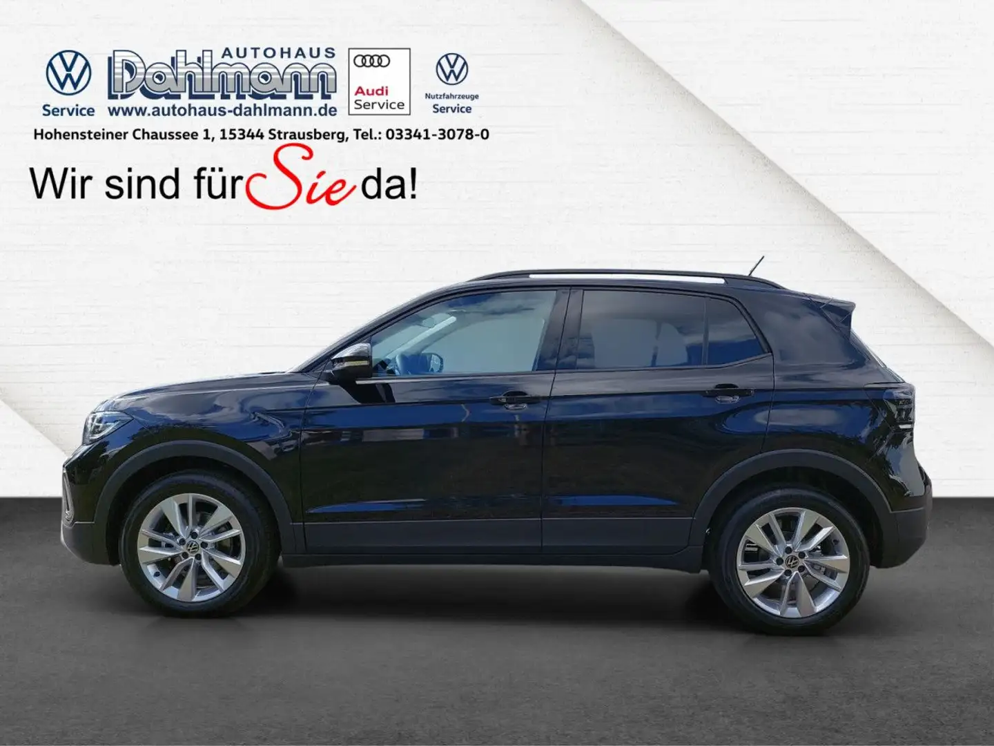Volkswagen T-Cross 1.0 TSI LIFE DSG MATRIX RFK CLIMATRONIC KE Schwarz - 2