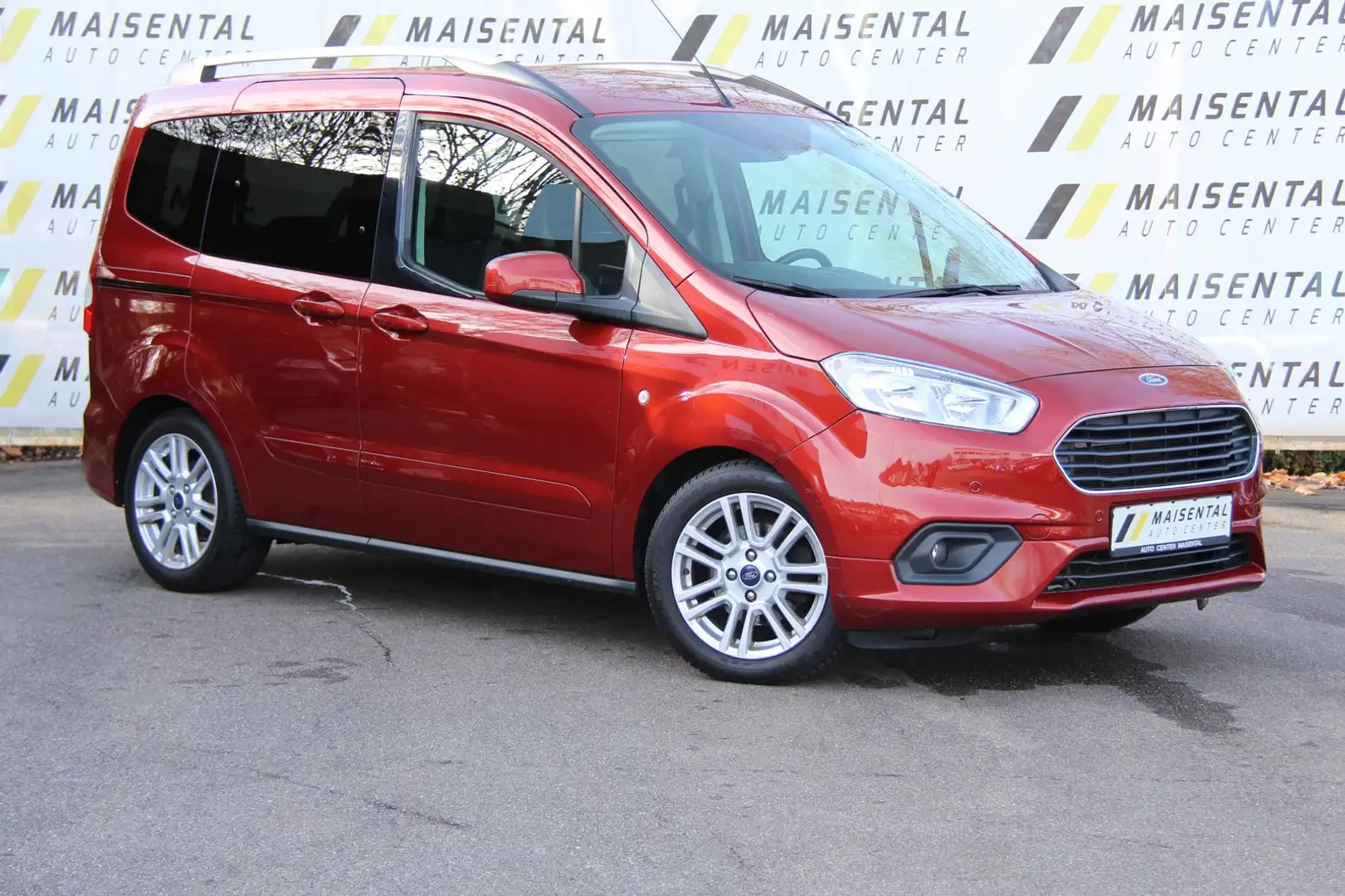 Ford Tourneo Courier Titanium|Kamera|SHZ|MFL|8-Fach| Rood - 1