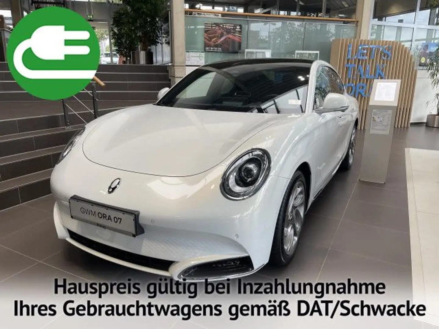 GWM ORA 07 GT / Allrad / bis zu 520 km Reichweite Navi Weiß - 1