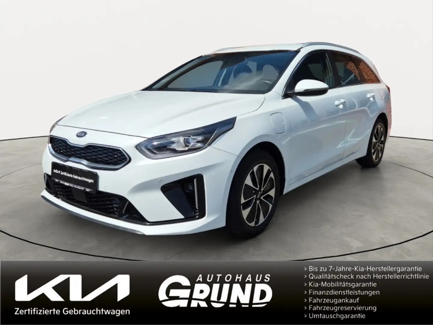 Kia Ceed SW / cee'd SW 1.6 PHEV DCT6 SPRIT AHK TECH NAVI Weiß - 1