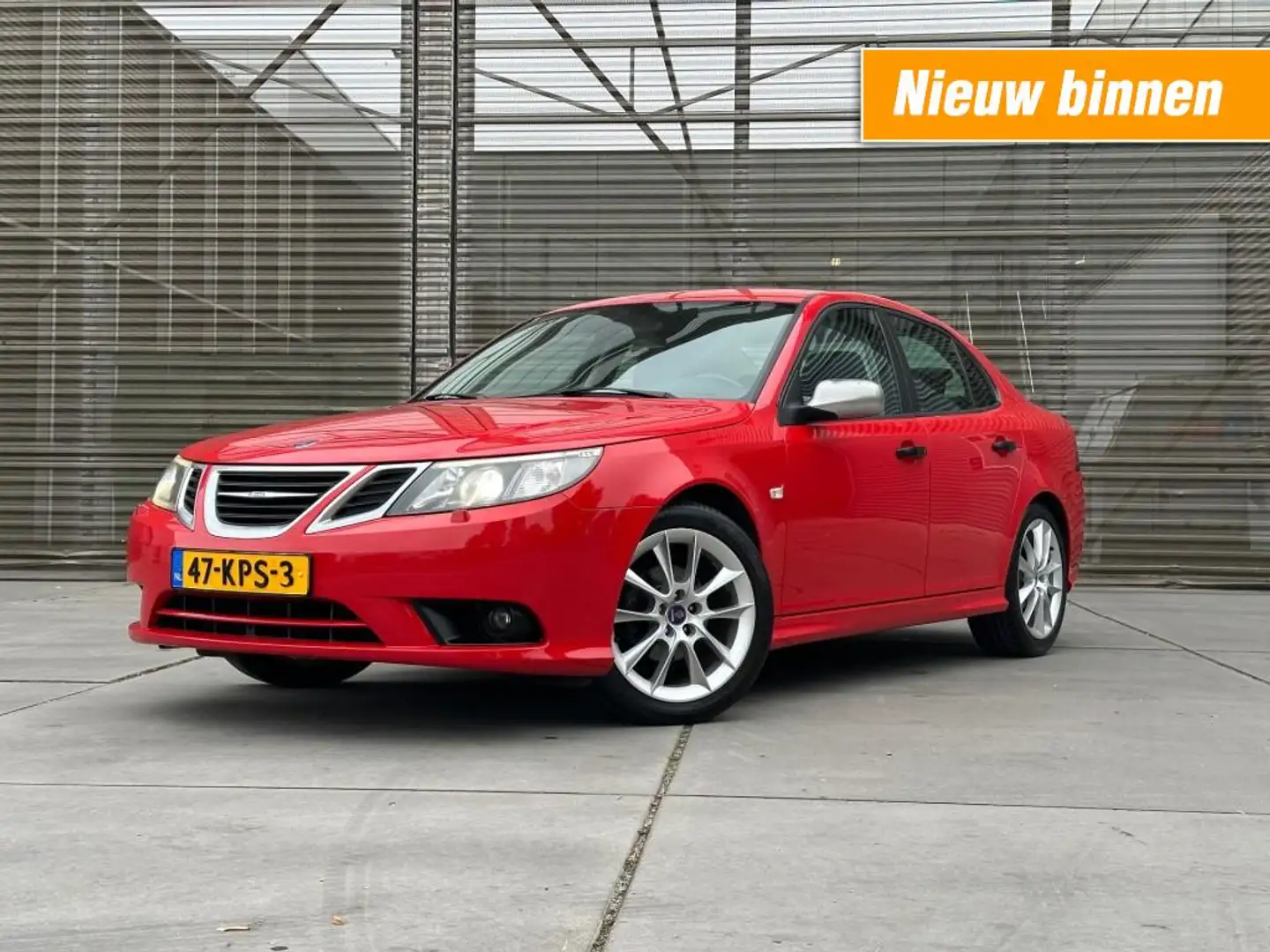 Saab 9-3 1.8T NORDEN AIRCO/LEER/ 18 INCH !! APK 16-9-2026 Rot - 1