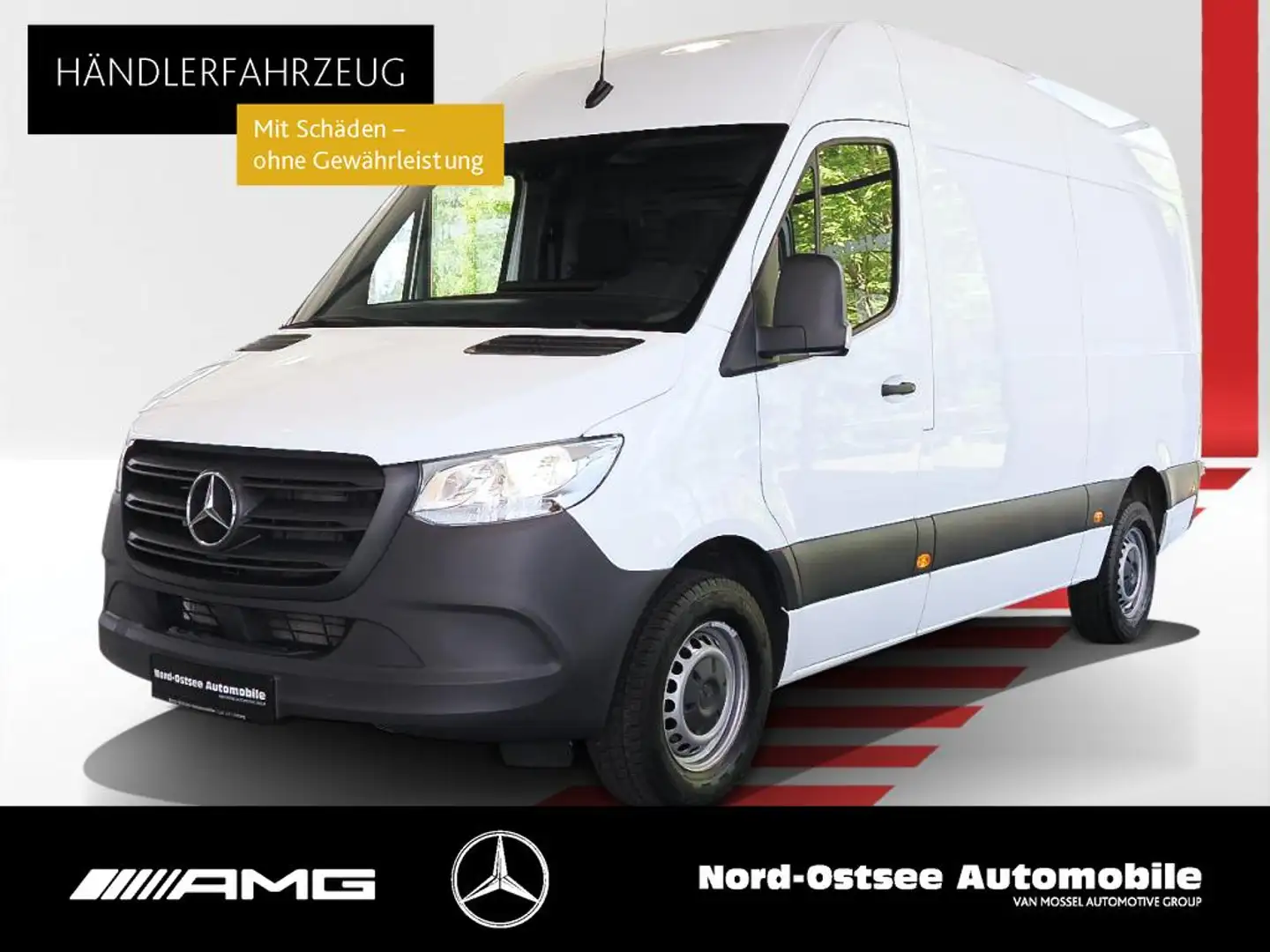 Mercedes-Benz Sprinter 317 L2H2 AHK 2,8T NAVI KAM STANDHZG Blanc - 1