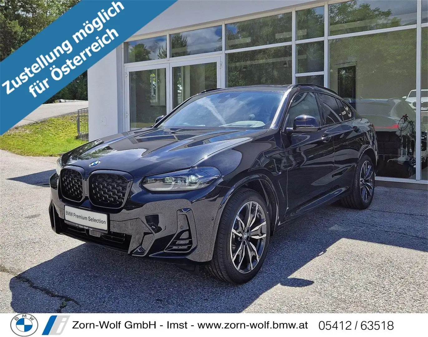 BMW X4 xDrive 20d Fekete - 1