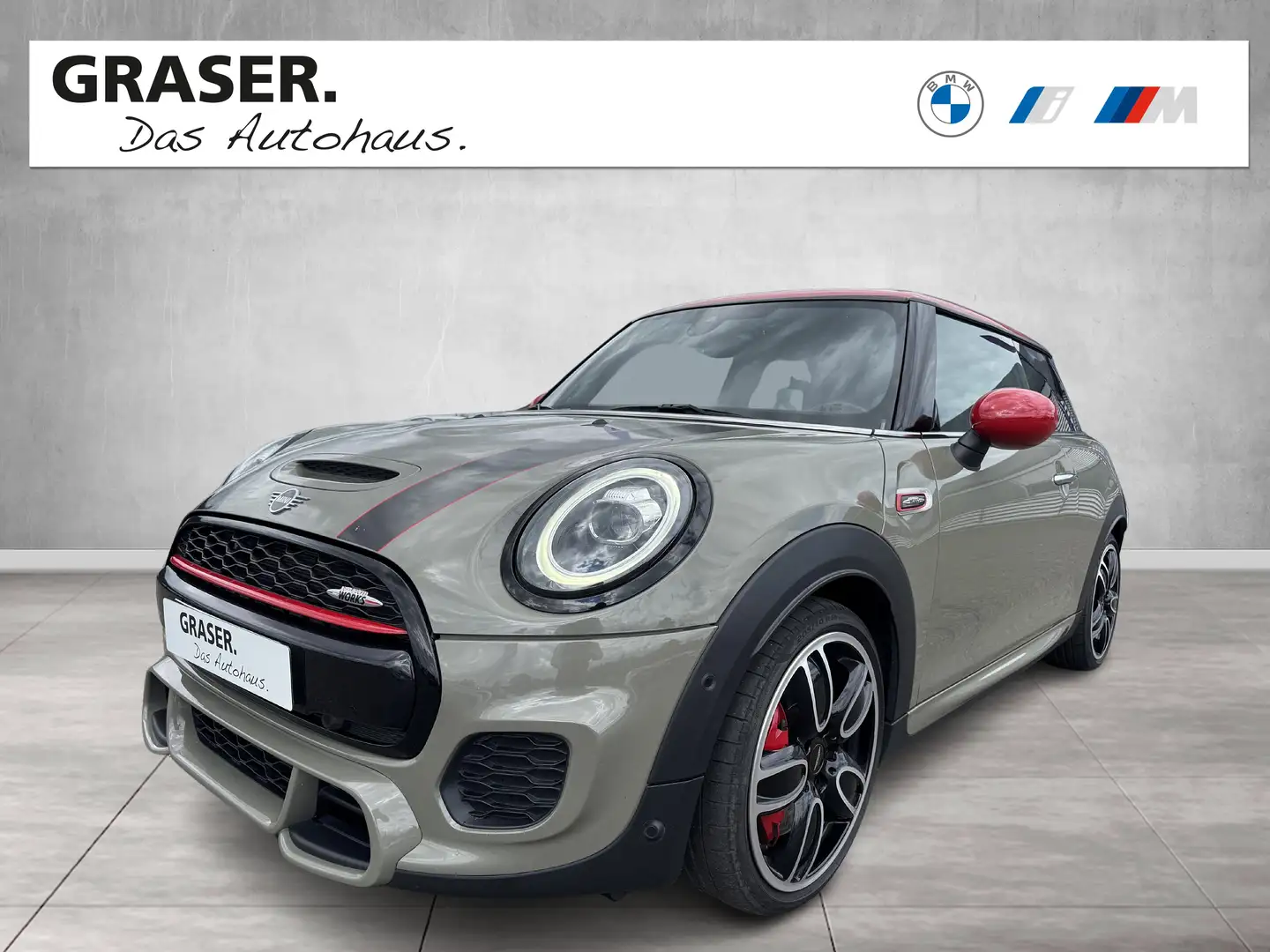 MINI John Cooper Works 3-trg. CHILI HUD+RFK+ACC+HK+HIFI Grigio - 1