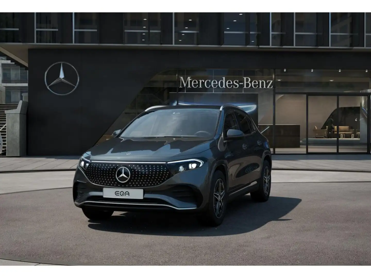 Mercedes-Benz EQA 350 4MATIC AMG AHK*HUD*Kam*Easy-Pack*LenkHz* Gris - 1