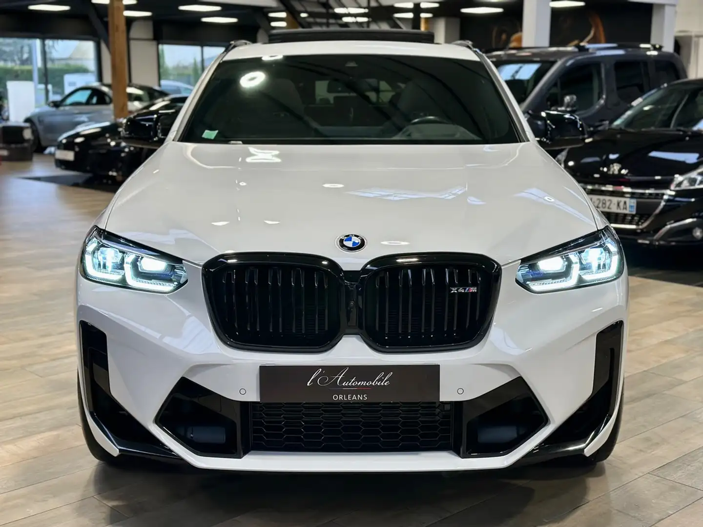 BMW X4 M (F98) (2) COMPETITION 3.0 510CH BVA8 - TOIT OUVRAN Blanc - 2