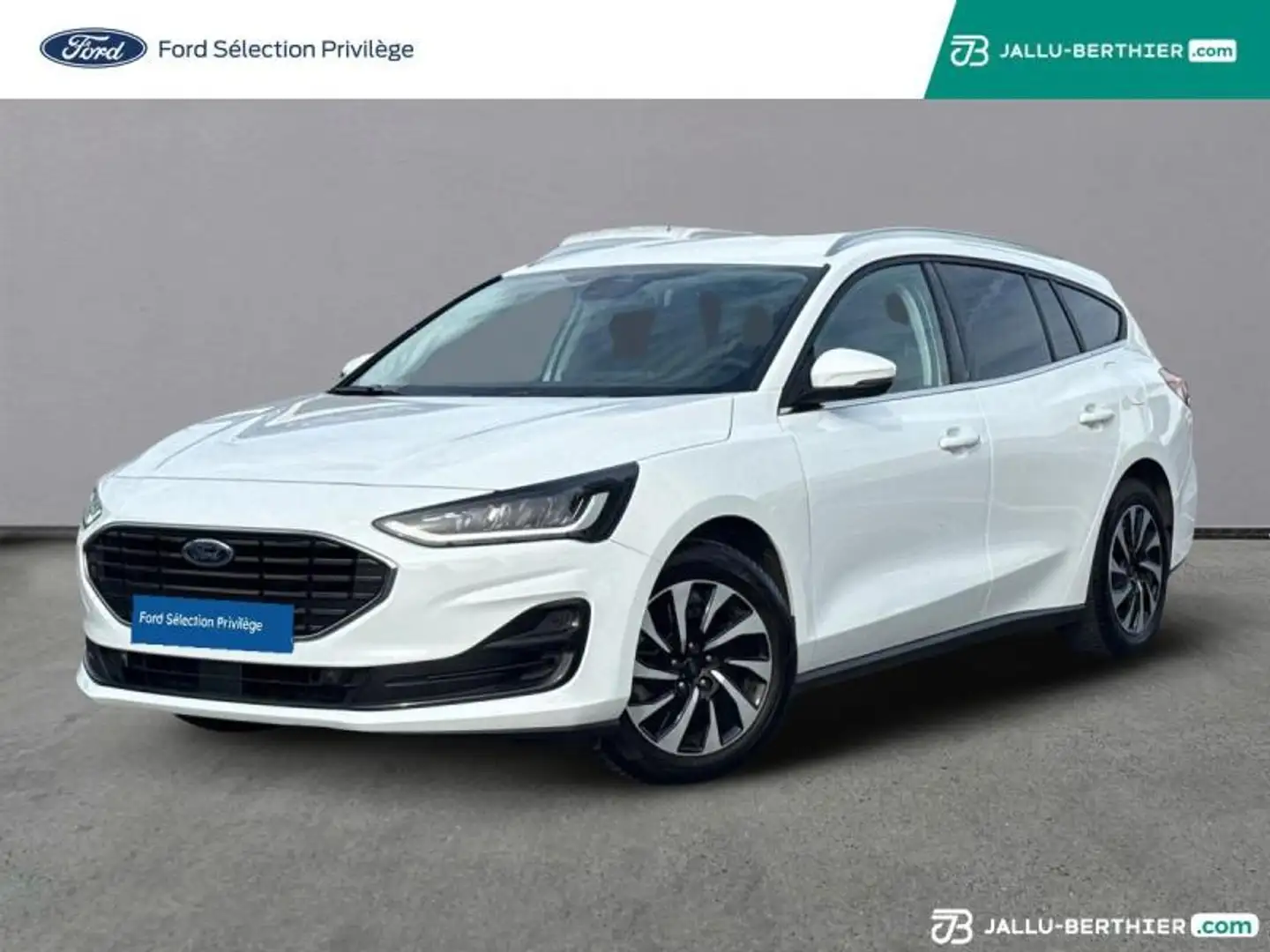 Ford Focus 1.0 Flexifuel mHEV 125ch Titanium X Business Powershift Blanc - 1