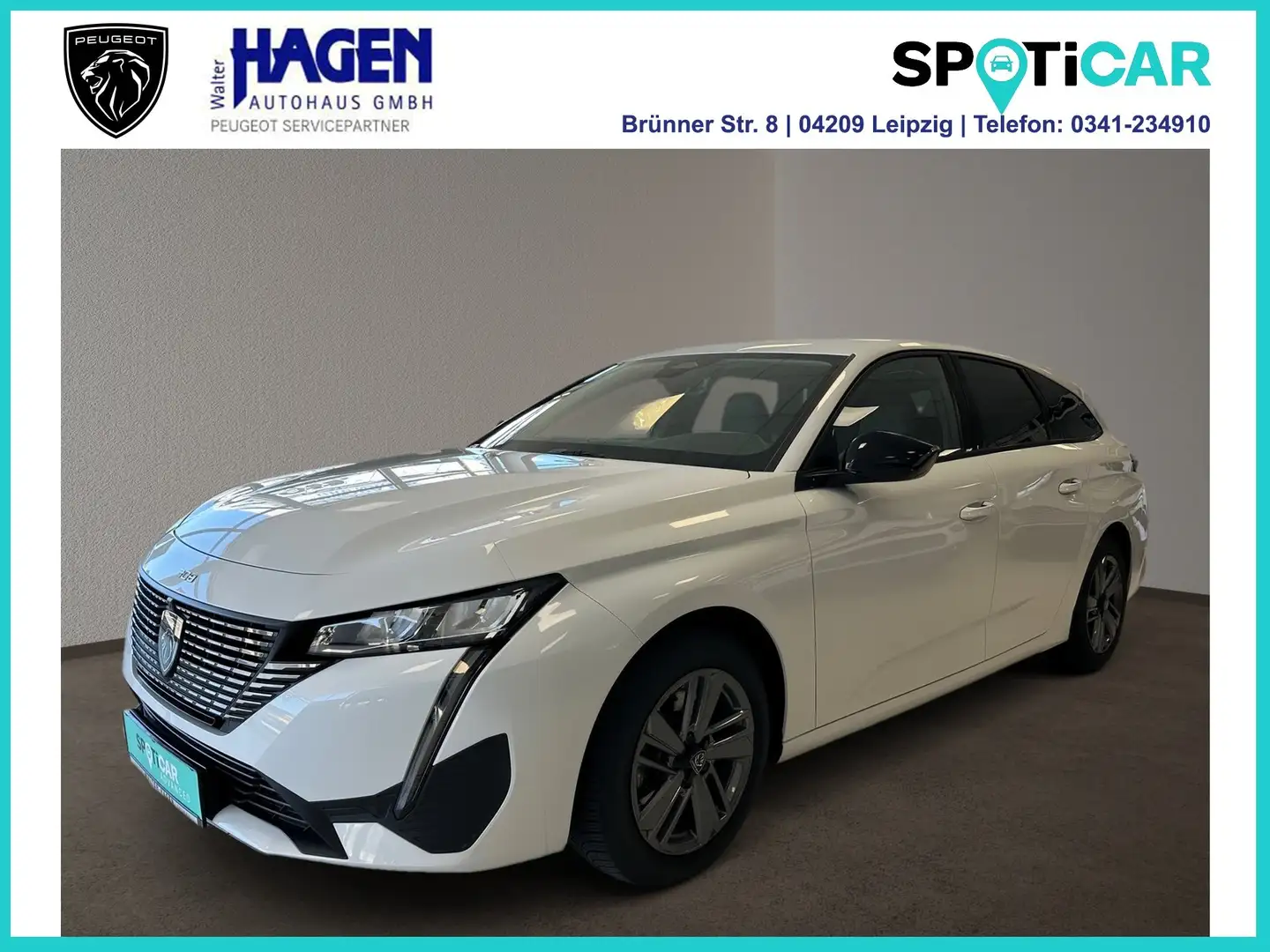 Peugeot 308 SW Allure 1.2 130 PT PDC/RFK/SHZ/LED/DAB/NAVI Weiß - 1