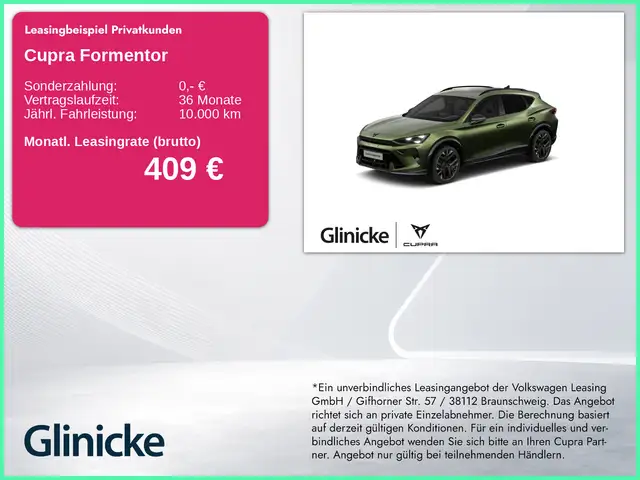 Cupra Formentor in Green for sale