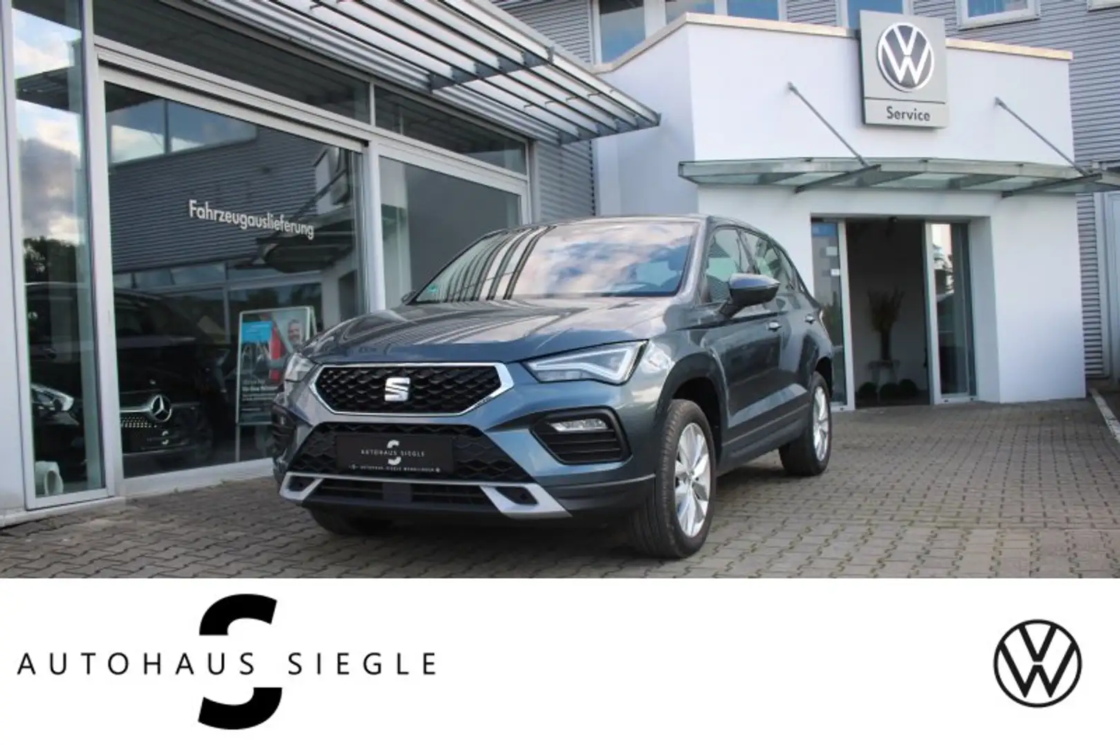 SEAT Ateca 2.0 TDI Style AHK Leder/Alc. Navi LED ACC PANO Sit Grau - 1