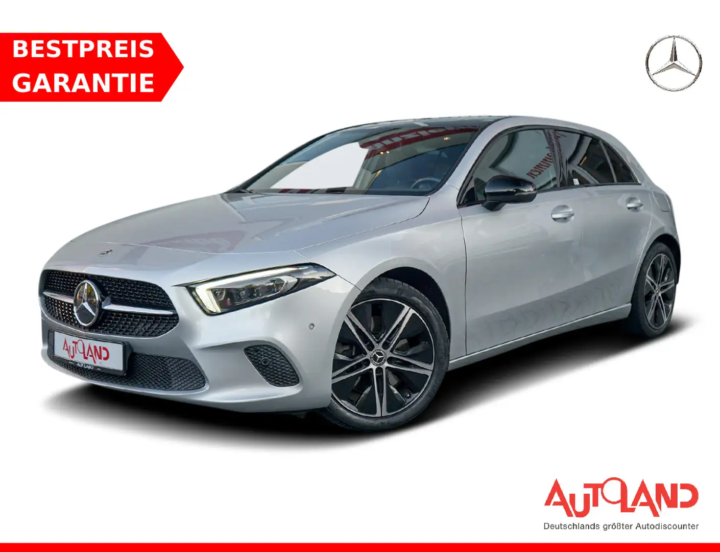Mercedes-Benz A 140 A250 Progressive Night Paket LED Navi Panorama Argento - 1