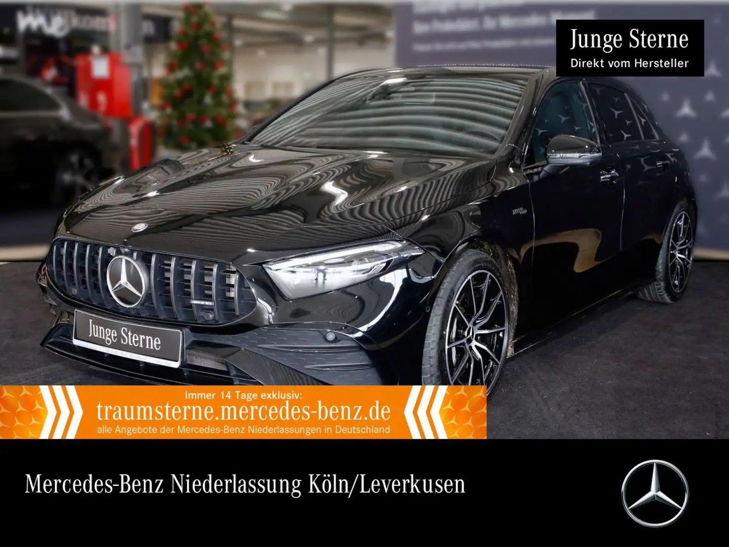 Mercedes-Benz A 35 AMG A 35 4M Kompakt AMG+360°+MULTIBEAM+BURMESTER+TOTW Noir - 1