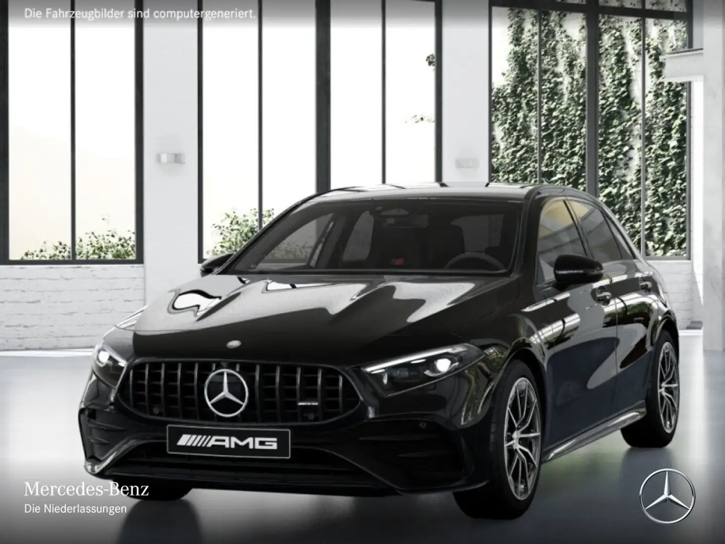 Mercedes-Benz A 35 AMG A 35 4M Kompakt AMG+360°+MULTIBEAM+BURMESTER+TOTW Schwarz - 2