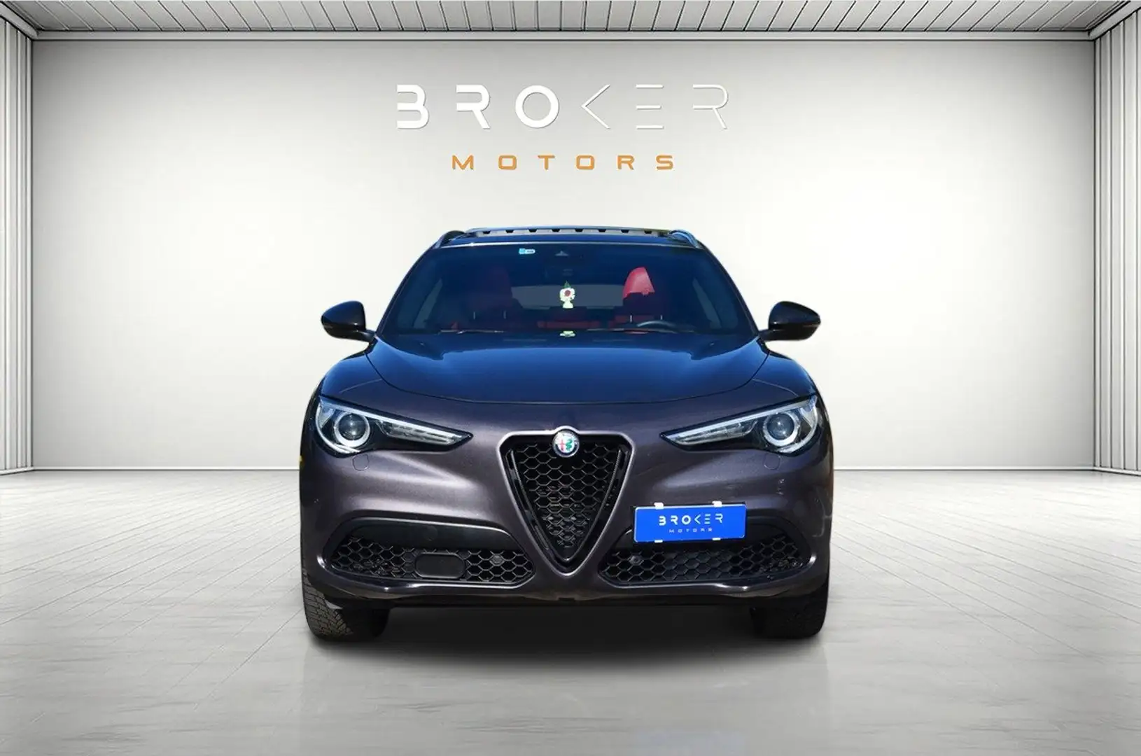 Alfa Romeo Stelvio 2.0 t Q4 280cv VELOCE TETTO PELLE ROSSA Grigio - 2