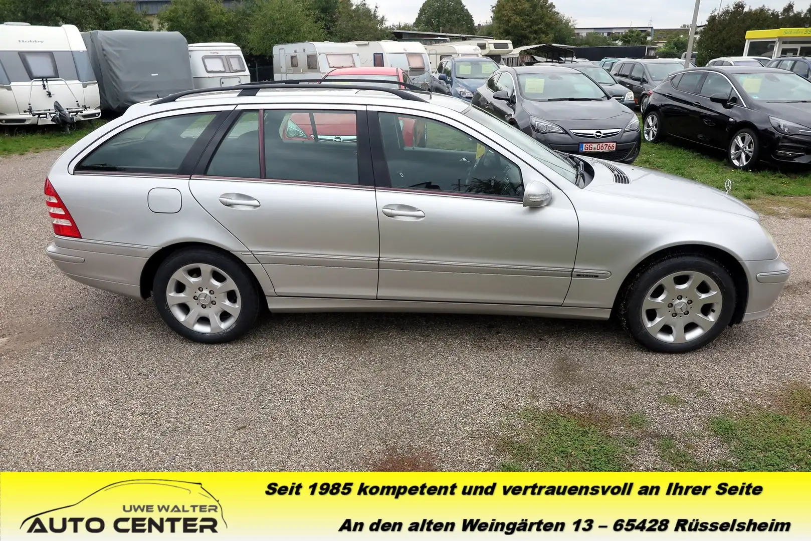 Mercedes-Benz C 200 C-Klasse T-Modell Kompressor Automatik - AHK - eSD Argent - 2
