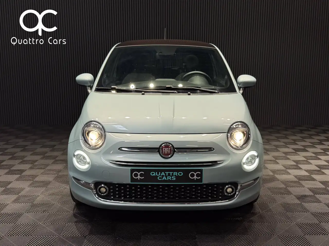 Fiat 500 1.0i Hybrid Car play Gps Toit pano Verde Rugiada, миниатюра 3
