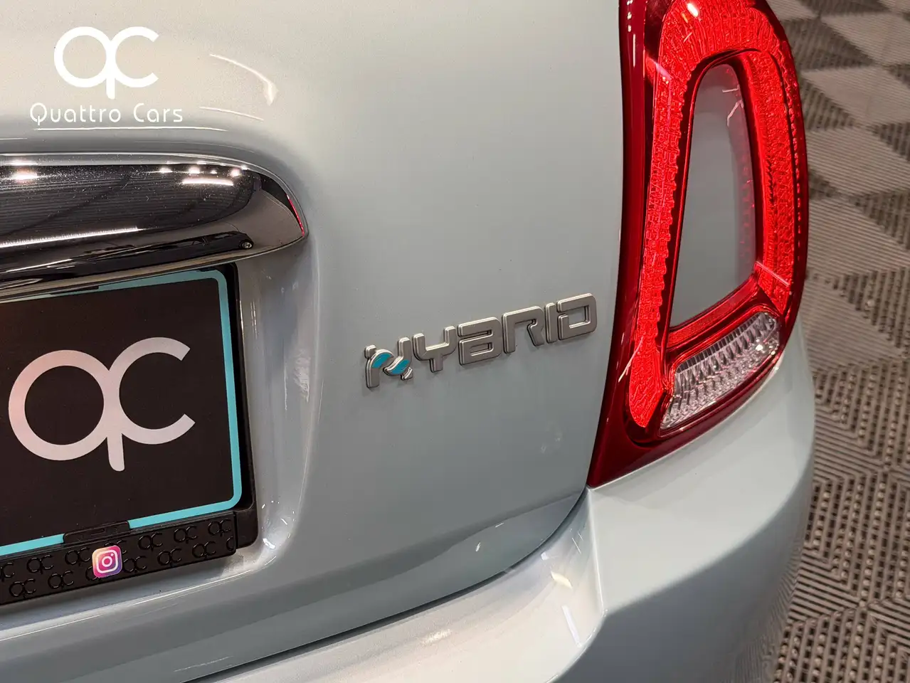 Fiat 500 1.0i Hybrid Car play Gps Toit pano Verde Rugiada, миниатюра 23