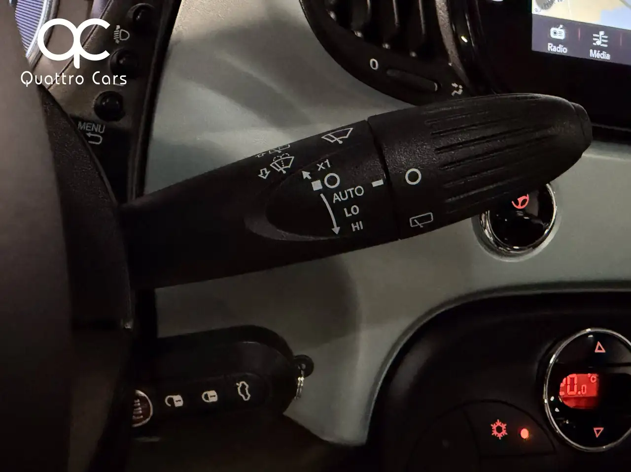Fiat 500 1.0i Hybrid Car play Gps Toit pano Verde Rugiada, миниатюра 22